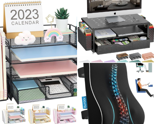 office finds cover photo collage