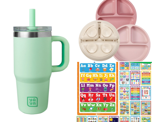 Toddler items cover photo collage