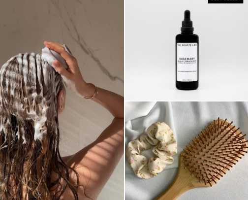 Recipe to a Healthy Hair cover photo collage