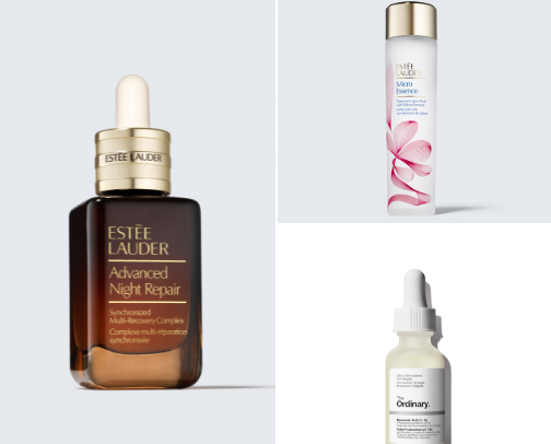 My skincare necessities cover photo collage