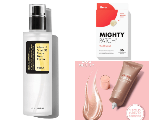 skincare cover photo collage
