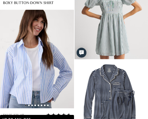 Stripes cover photo collage