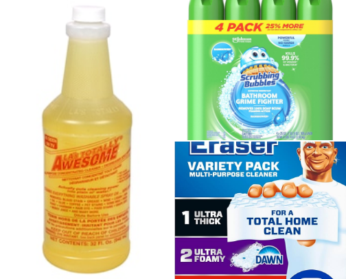 “Cleaning Products That ACTUALLY Work (No Wasted Money 🧼✨)” cover photo collage