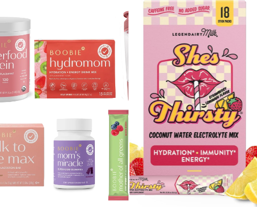 Breastfeeding Snacks and Supplements cover photo collage