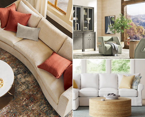 Living Room Glow-Up cover photo collage