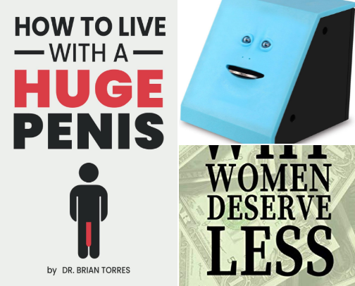 Unhinged Gag Gifts & Conversation Starters cover photo collage