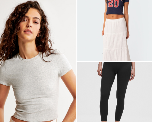 clothing basics cover photo collage