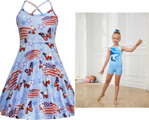 Favorite girl clothing finds cover photo collage
