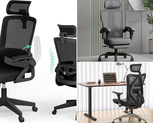 Executive Health & High-Class Office Chair cover photo collage
