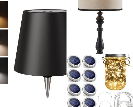ambient lamps & smart mood lights cover photo collage