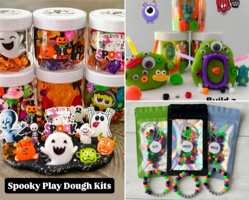 Kid Friendly Halloween Crafts! cover photo collage