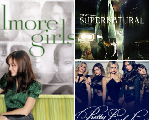 tv shows to get into the fall mood🍁🎃 cover photo collage
