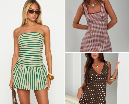 Princess Polly Summer Dresses ☀️ cover photo collage