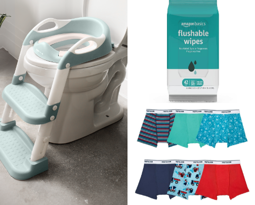 Potty Training Essentials cover photo collage