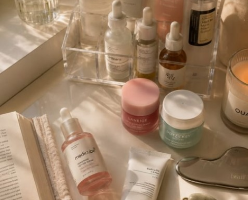All my favorite Skincare products cover photo collage
