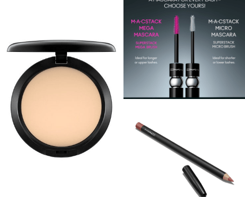 MAC Cosmetics cover photo collage