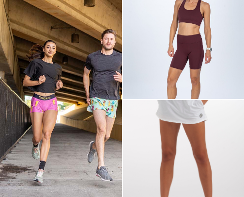 Favorite Run shorts cover photo collage