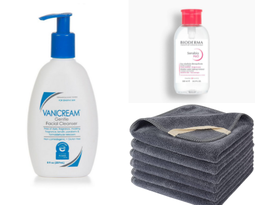 Millennial girl skincare 🫶 cover photo collage