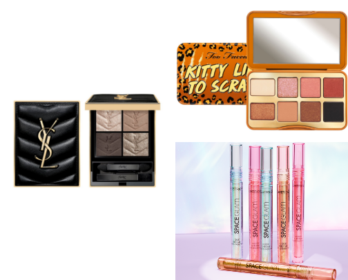 Eyeshadow cover photo collage