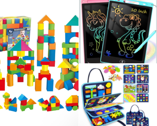 Best Quiet Time Toys (No Screens!) cover photo collage