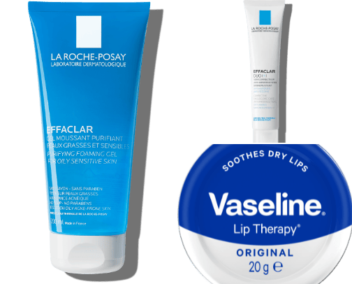 Skincare cover photo collage
