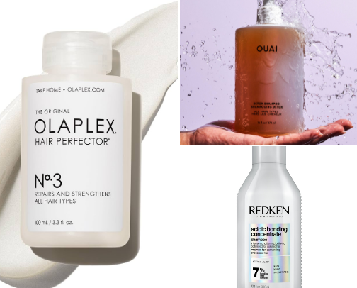 Hair care routine cover photo collage