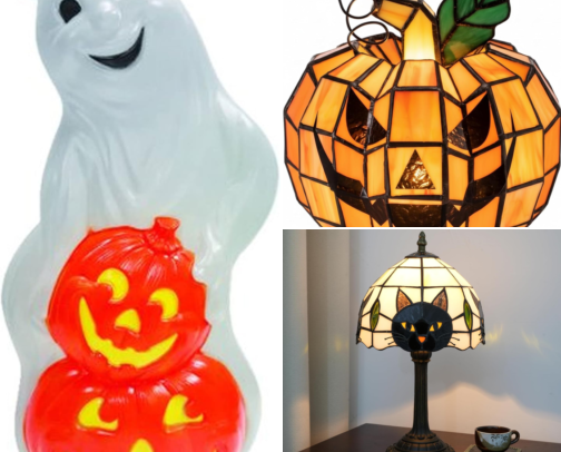 Nostalgic Halloween Decor cover photo collage