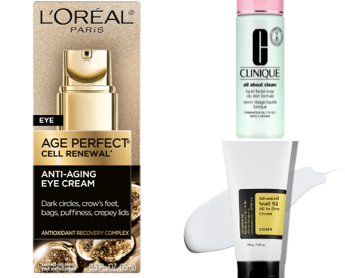 My Skin care products cover photo collage
