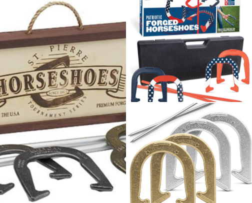 Horseshoes Set Essentials: Top Amazon Picks for Central Florida Backyard Games cover photo collage