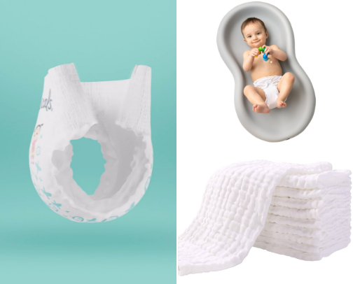baby must haves cover photo collage
