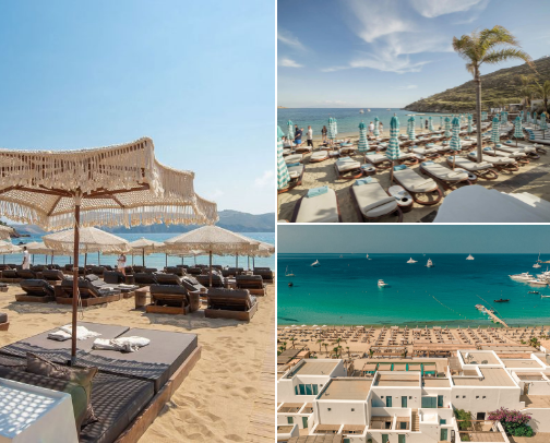 Mykonos recommendation 🩵 cover photo collage
