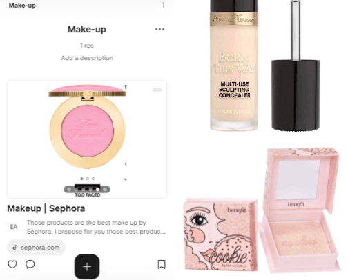 Every day make up💄 cover photo collage