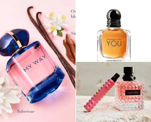 💦 PERFUMES 💦 cover photo collage