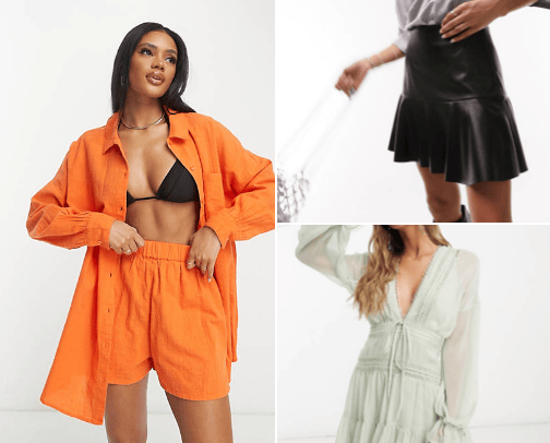 ASOS wishlist cover photo collage