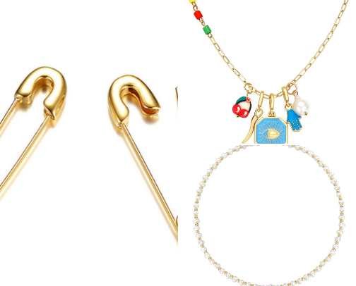 Cool girl jewelry cover photo collage