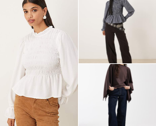 Refined Statement Tops with a Modest Touch cover photo collage