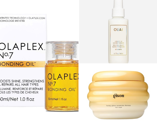 Hair care products 💌 cover photo collage