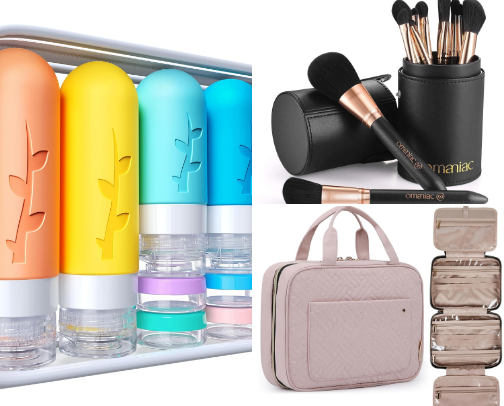 Beauty & Skincare Travel Essentials I Never Fly Without cover photo collage