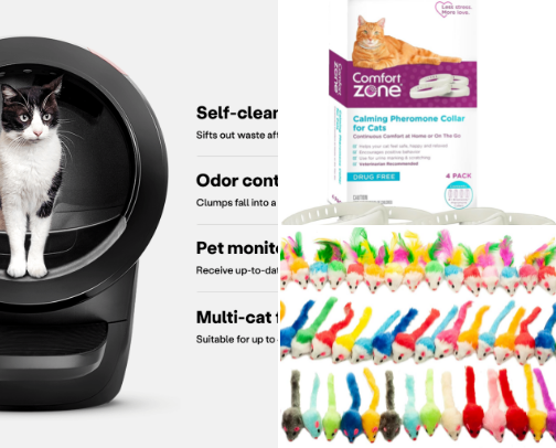 Cat Necessities🐱 cover photo collage