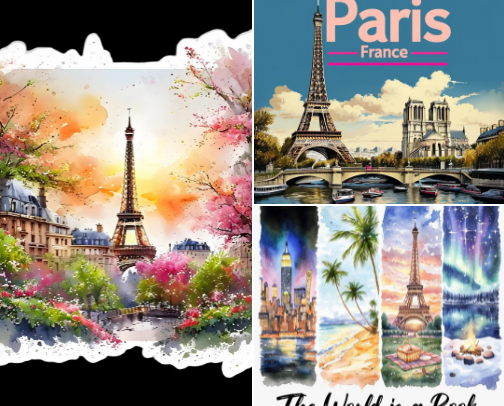 Travel PNGs - What do you want to make? cover photo collage