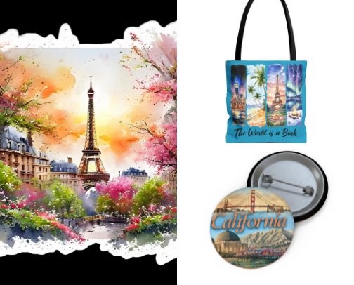 Travel PNGs & Accessories cover photo collage