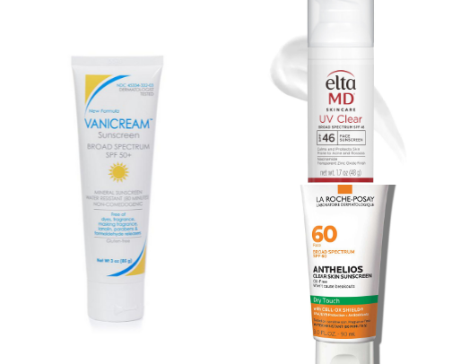 Sunscreens ☀️ for Sensitive Skin ☺️ cover photo collage