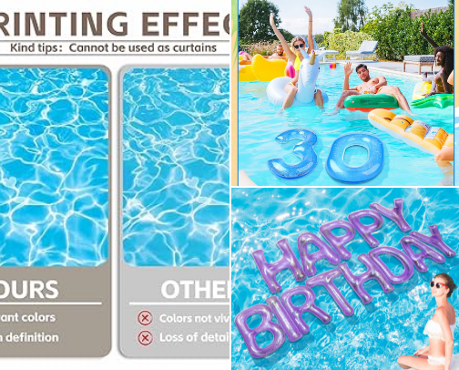 Pool party! cover photo collage