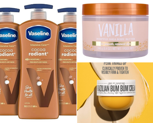 all things body butter/lotion! cover photo collage