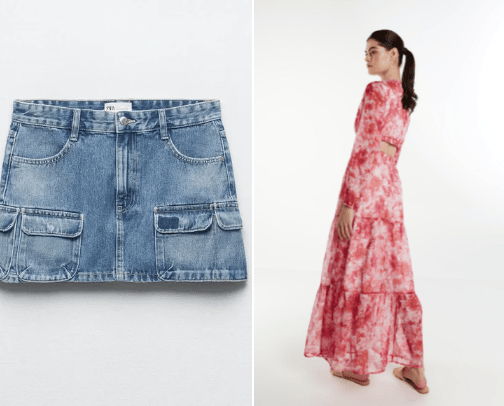 Skirts dresses 🫐🌸 cover photo collage
