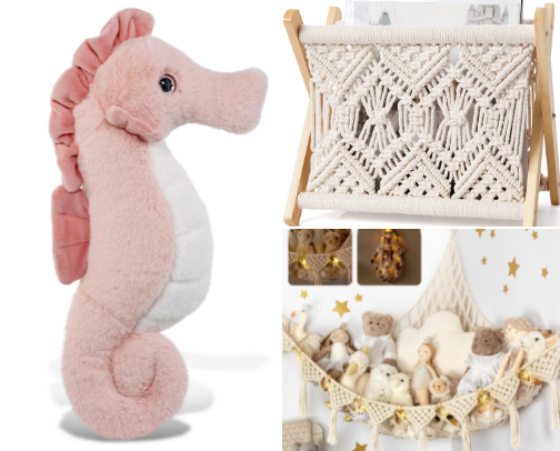 SEASHELL NURSERY THEME | furniture, crib sheets, decor, etc. cover photo collage