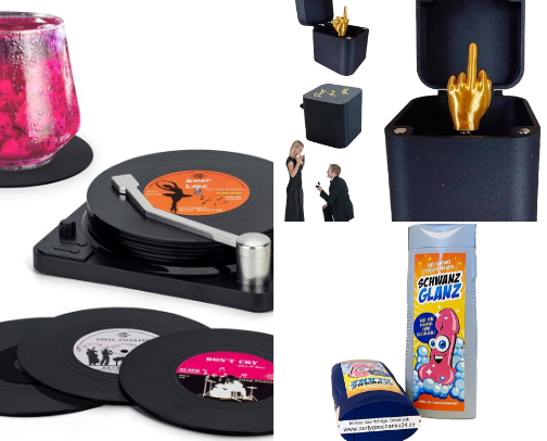 Quirky gifts for HIM cover photo collage