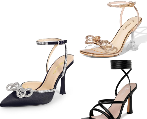 ladies shoes cover photo collage