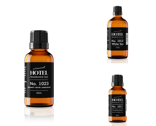 Luxury Hotel Handcrafted Fragrance Oils cover photo collage