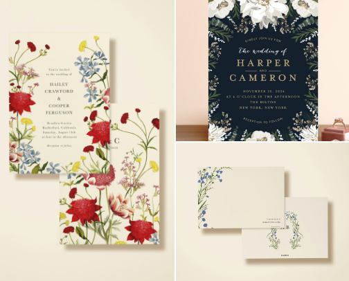 ✉️ Wedding Invites That Set the Tone cover photo collage